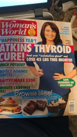 Terry Ryan Woman's World, Atkins Diet, Thyroid